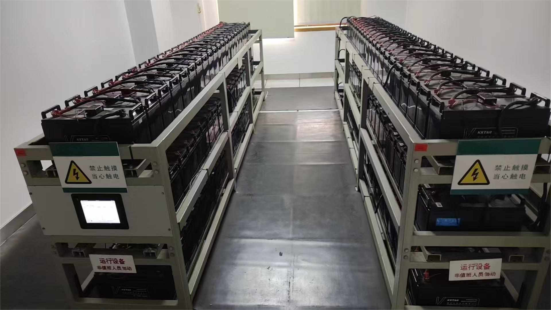 机房铅酸蓄电池实拍